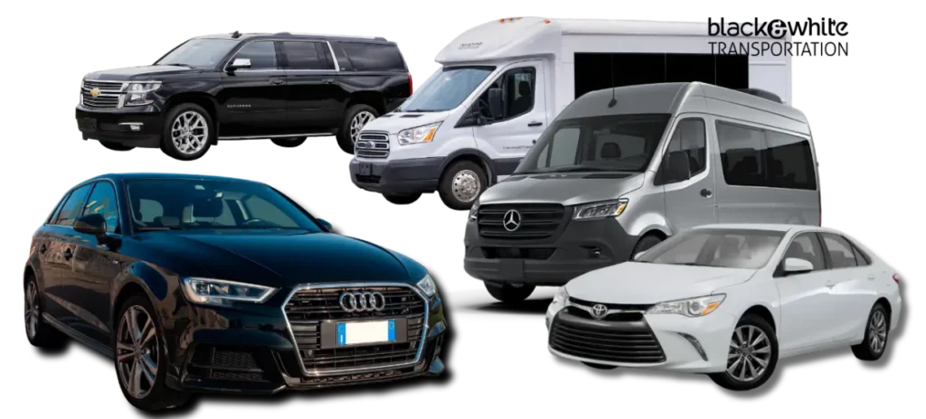 Luxury Sedan SUV Van and Shuttle Bus Fleet